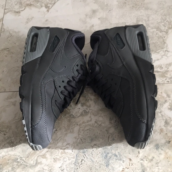 Nike Other - Nike Air Max 90 Mesh Youth Black Sneakers